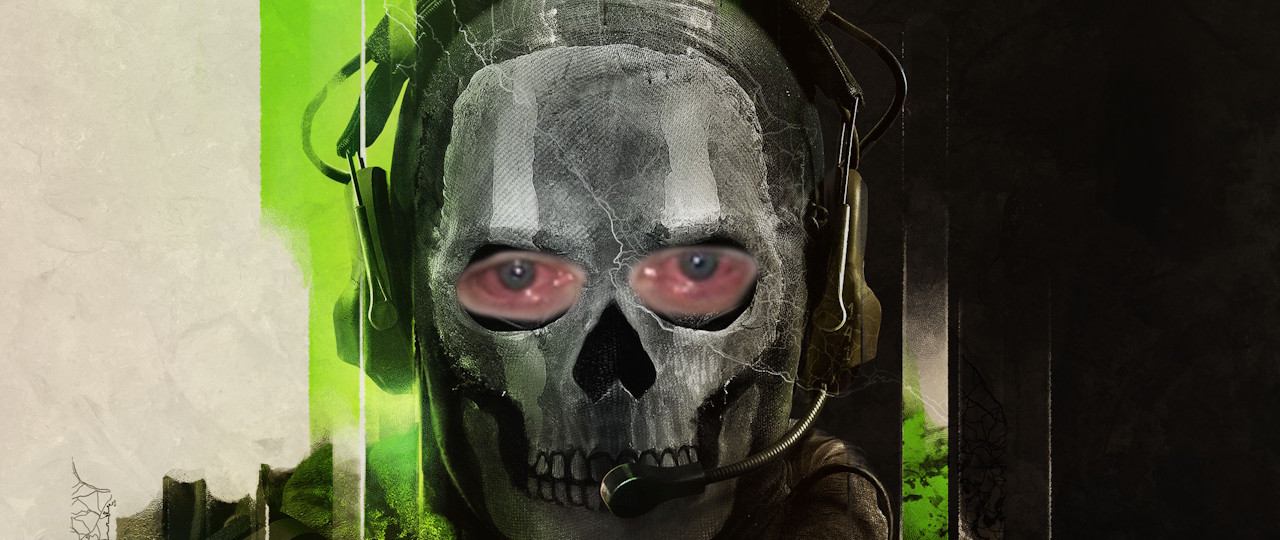 Eyyy, I but the Brendan Fraser boof eyes on the Modern Warfare II wallpaper, oooh